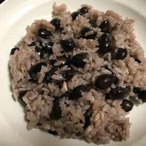 ダイエットに黒豆ごはん